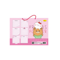 Ламіноване розклад уроків "Friends Forever" АП-0801-11  А4