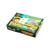 Деревʼяний пазл-розмальовка А5 "Гусочка" Puz-22937 пензлик, фарби, клейка плівка