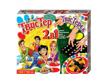 Гра для підлоги Твістер + настільна Твістерок 4423, 2в1