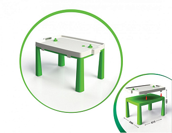 Дитячий ігровий стіл з настільним хокеєм 04580/1/2/3/4/5, 2в1