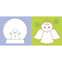 Дитяча книжечка з наклейками "Різдво" 668012, 8 сторінок