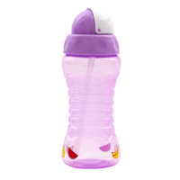 Поїльник для подорожей з трубочкою 5005_фіолетовий 300 мл