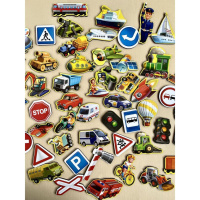 Настільна розвиваюча гра "Лото: транспорт" Ubumblebees (ПСФ082) PSF082, 52 фігурні фішки