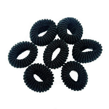 Набір резинок для волосся 0307-1134 чорний, 50 штук в упаковці