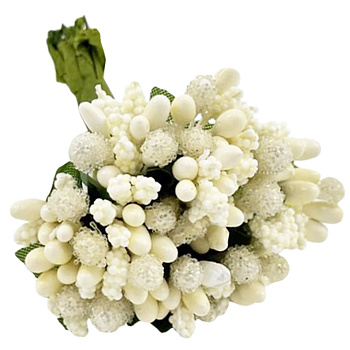 Декоративні тичинки для творчості KV-715-2 пучок 12 штук