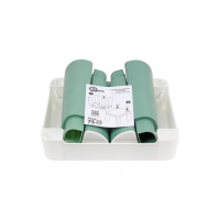 Дитячий табурет 0884TXK, біло-зелений, до 75 кг 32 х 32 х 28 см