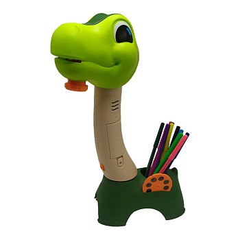 УЦІНКА! Проектор для малювання Bambi SE-123(Light Green)-UC 18 предметів, динозавр, слайди, маркери