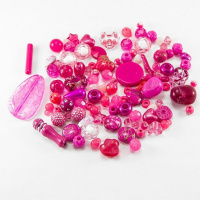 Декоративні намистинки для творчості Бомбей Dom Busin УТ100014226 в упаковці 56 шт