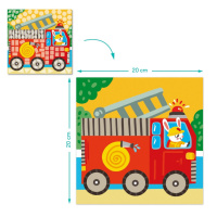 Дитячий набір для творчості мозаїка "Транспорт" 300899 зі стікерами