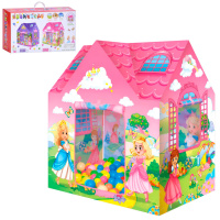 Дитячий намет "Будиночок принцес" MR 1300 з кульками, 104х70х94 см