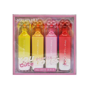 Набір фломастерів 4 кольори "Котяча лапка" 12019-H