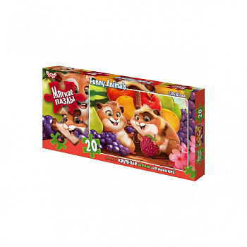 М'які пазли "Хом'як" S20-09-13, 20 елементів