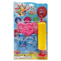 Набір Повітряних кульок "It's a girl/It's a boy" MK5478 насос, 6 шт, на аркуші