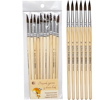 Пензлик художній "Білка №6" 89600, 1 шт