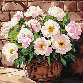 Картина за номерами "Ніжний аромат" ©art_selena_ua KHO3311, 40х40 см