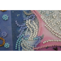 Набір для вишивання бісером "Сова з будильником" AM-102 15х15 см