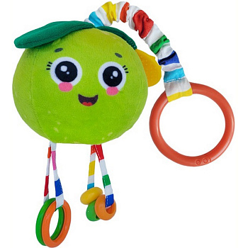 Брязкальце-підвіска з прорізувачем "Яблуко" МС 110604-19                                              