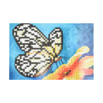Алмазна мозаїка "Чарівний метелик" YAB28690, 10х15 см 