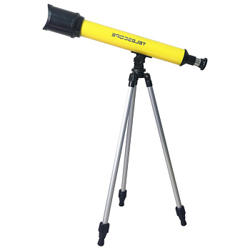 Дитяча іграшка "Телескоп" 6609A(Yellow) жовтий, штатив 57 см