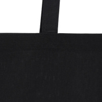 Екосумка для покупок Сумка-шоппер чорна, розмір 38 х 42 см (140 г/м2)
