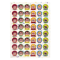 Оцінююча наклейка Котики KT23082504, 1 лист, 48 наклейок