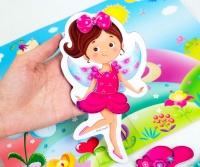 Магнітна гра для дітей "Фея" у папці Vladi Toys VT3204-28 (укр)