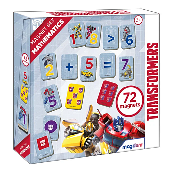 Набір магнітів Magdum МЕ 5031-42 "Трансформери. Математика"