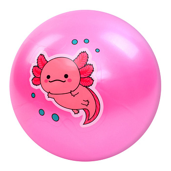 М'яч дитячий "Аксолотль" MS 3736(Pink) 9 дюймів, 60 грам