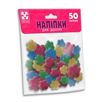 Дитячий набір м'яких наліпок "Квітка" VT4206-54, 50 наліпок