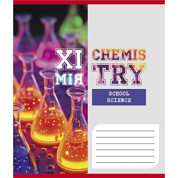 Зошит загальний "Шкільні предмети" 048-590128K-1 в клітинку, 48 аркушів