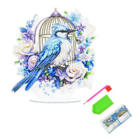 Набір для творчості алмазна мозаїка "Вільний політ" YKLZ15277 на підставці 25х25 см