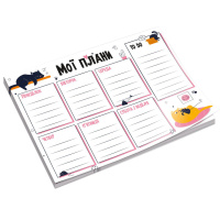 Планер тижневий VT9212-06, 20х14,3 см, 54 аркуші, українська