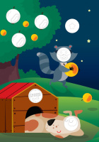 Дитяча велика розвиваюча книга "Сад" 403631 з наклейками