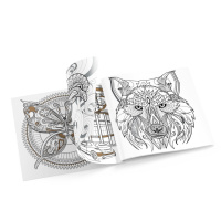 Розмальовка антистрес "Color & relax metallic" РМ-67-3, 24 сторінки