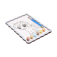 Дитячий набір для розпису по дереву "Поні" Puz-22961 формат А4