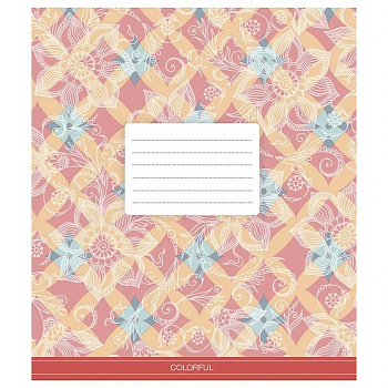 Зошит учнівський "Сolor mania" 024-3386L-4 в лінію, 24 аркушів 