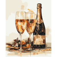 Картина за номерами "Ігристе на двох" 12046-AC 40х50 см                                                        