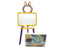 Дитяча дошка для малювання магнітна 013777/1 жовто-блакитна