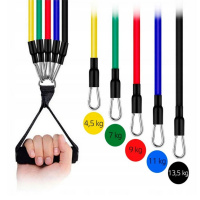 Набір еспандерів трубчастих силових Power Strength Tube NE-PW-4, 5 шт