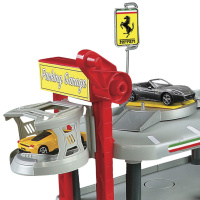 Ігровий набір - ГАРАЖ FERRARI (3 рівні, 2 машинки 1:43)