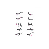 Масажний м'яч подвійний NE-EP-17 12*6 см