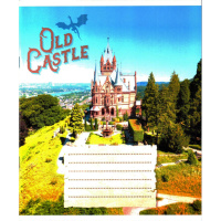 Зошит загальний "Старі замки" 048-600179L-3 у лінію, 48 аркушів (959060)