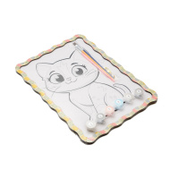 Картина по номерах "Котик" Puz-22945 формат А4 пензлик, фарби, кріплення для стіни