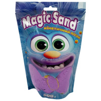 Креативна творчість "Кінетичний пісок Magic sand" 39403-4 фіолетовий 500 грам