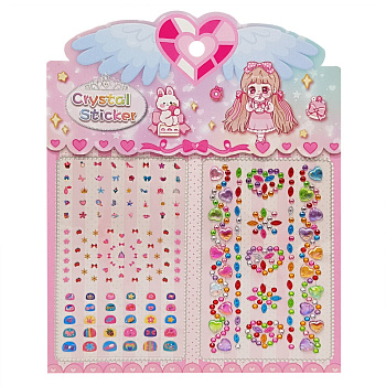 Наклейка камни XY-008-2(Multi-Color) для авто, ноутбуков, телефонов