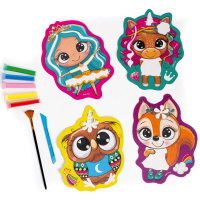 Набір для творчості "Sand Art Веселі друзі" VT4501-01, 5 флаконів з піском