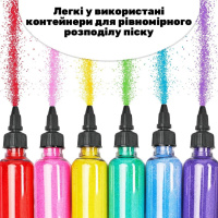 Дитячий набір для творчості картини з піску 9 в 1 KP-004 на картоні