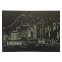 Гравюра А4 "Вантажівка-1" ГрА4-7з економ варіант в пакеті 29,7х21 см