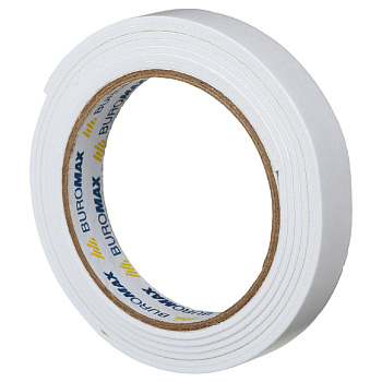 Клейка стрічка двостороння BM.7516 на пінній основі, 18 мм х 2 м