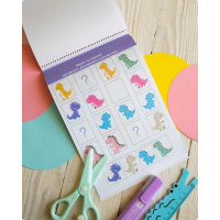 Розумний блокнот "Паперові пригоди 5+" 10113144, 32 яскравих завдання